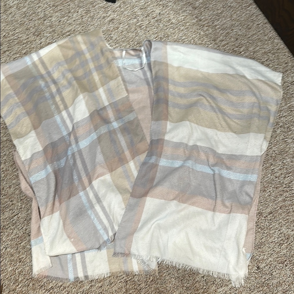 Kohl's Multicolor Striped Poncho
